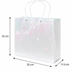 Pastel Transparent Floral PVC Gift Bag