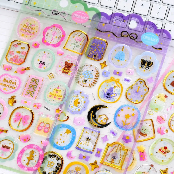 Transparent Wax Stamp Sticker