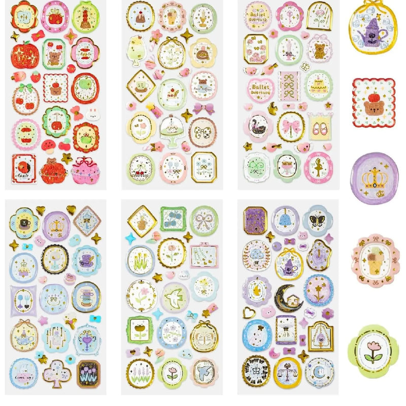 Transparent Wax Stamp Sticker