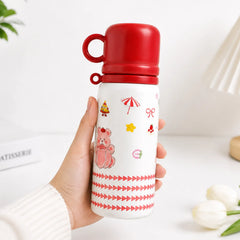 Stainless Steel Insulated Water Bottle with Cup Lid