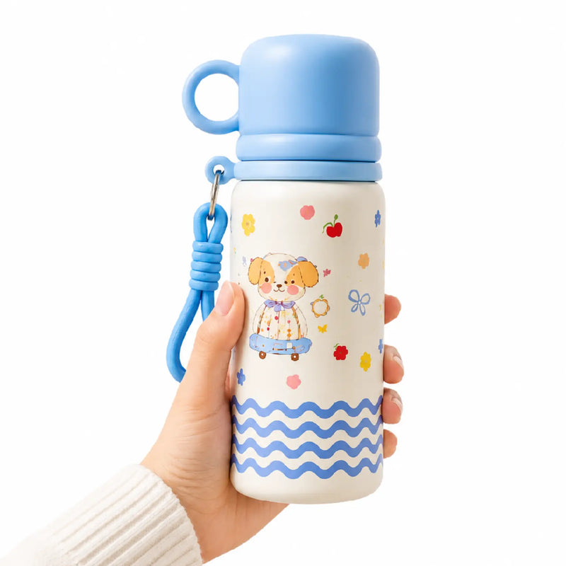 Stainless Steel Insulated Water Bottle with Cup Lid