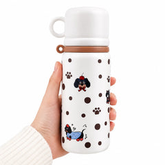Stainless Steel Insulated Water Bottle with Cup Lid