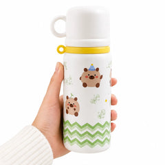Stainless Steel Insulated Water Bottle with Cup Lid