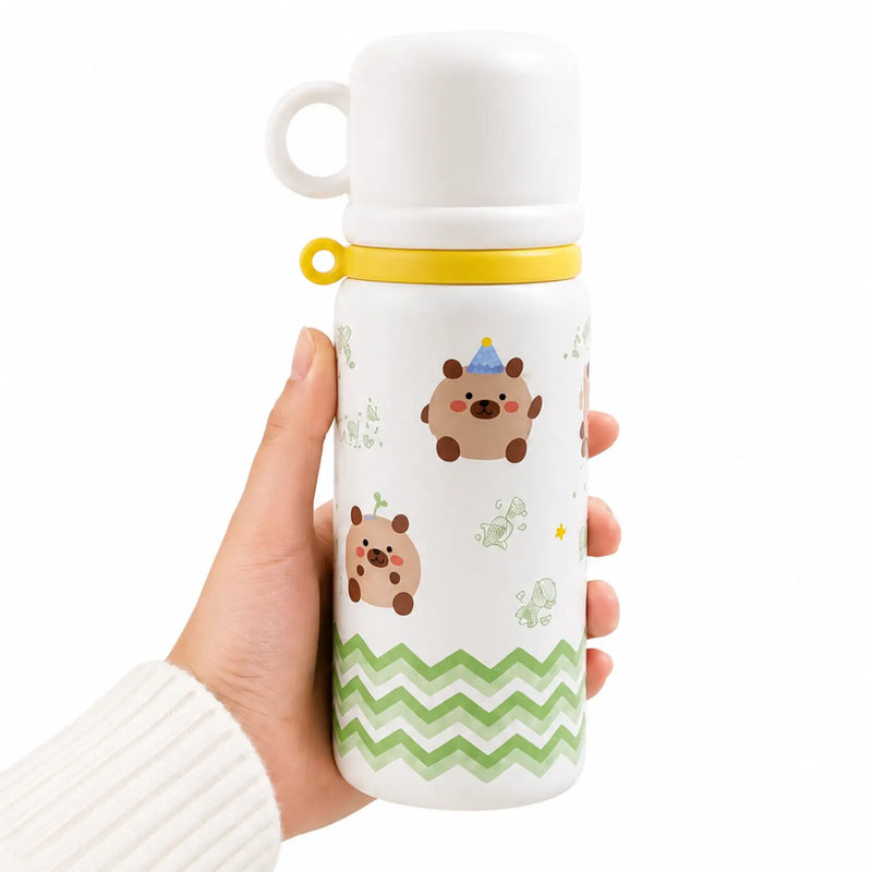 Stainless Steel Insulated Water Bottle with Cup Lid