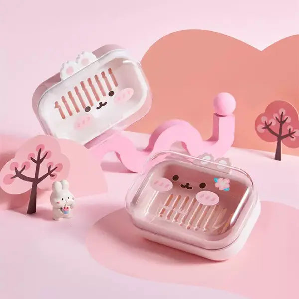 Bunny Soap Holder-Box with Lid
