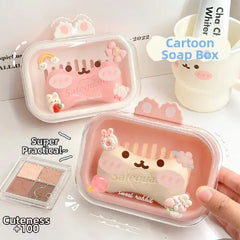 Bunny Soap Holder-Box with Lid