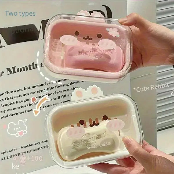 Bunny Soap Holder-Box with Lid