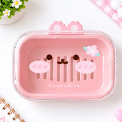 Bunny Soap Holder-Box with Lid