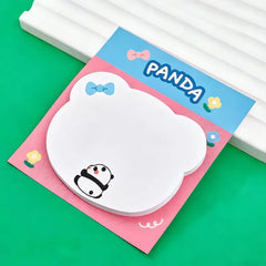 Panda Series Cartoon Mini Sticky Notes - 30 Sheets