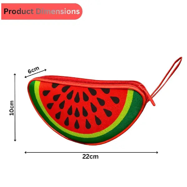Fruit Shaped Double-Zip Pouch