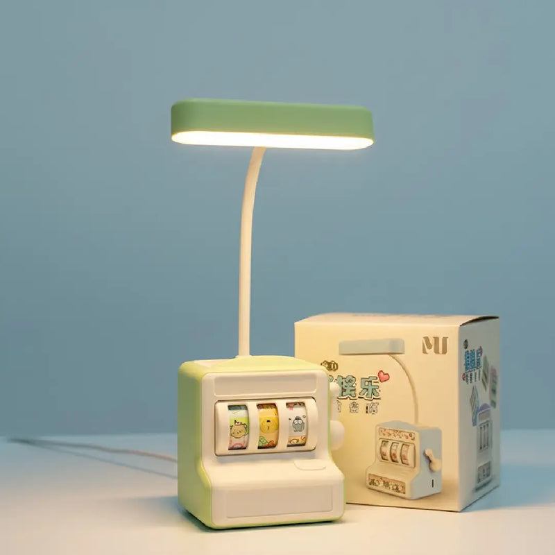Lucky Lottery LED Desk Lamp With Pen Holder Organizer