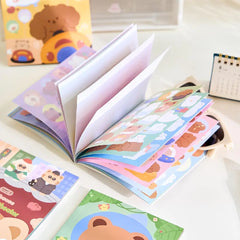 Oddhouse Bear Themed Premium Decorative Stickers Set of 15 Pages Book