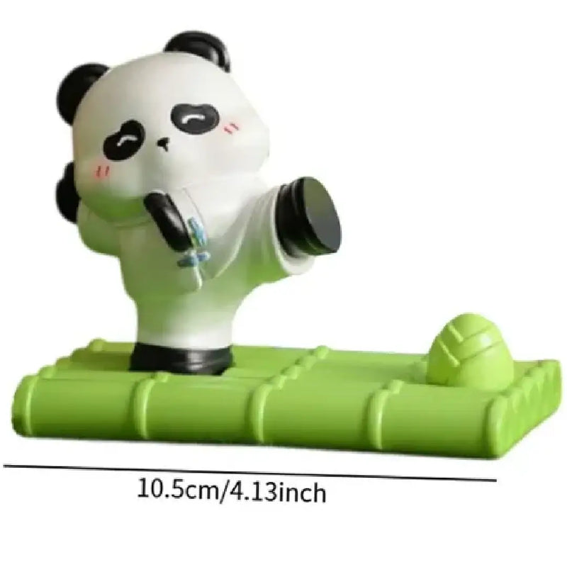 Cute Kicking Kung-fu Panda Phone Holder Gift Idea