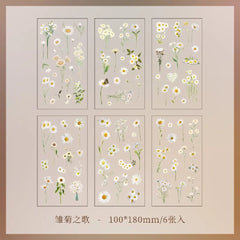 Blossom Deco Vintage Sticker Set (Pack of 6 sheets)