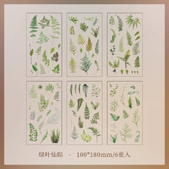 Blossom Deco Vintage Sticker Set (Pack of 6 sheets)