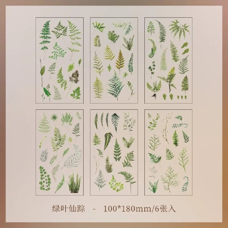 Blossom Deco Vintage Sticker Set (Pack of 6 sheets)