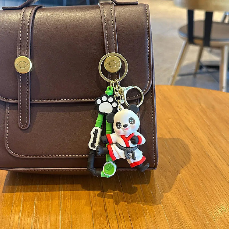 Cute Kung-fu Panda Keychains Pair Collection