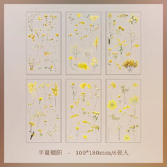 Blossom Deco Vintage Sticker Set (Pack of 6 sheets)