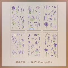 Blossom Deco Vintage Sticker Set (Pack of 6 sheets)