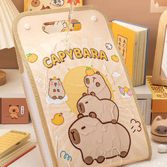 Cute Capybara Expandable Document Folder