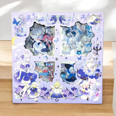 Multi shade Aesthetic Sticker Box for decor
