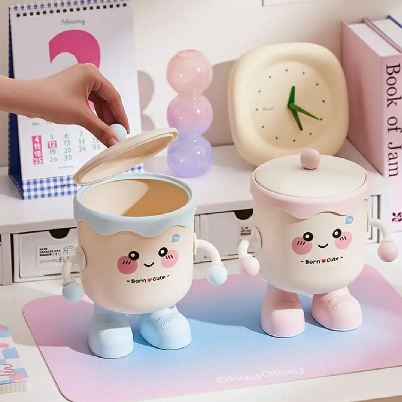 Cute Pen Holders /Desk Organizers/ Trash Can – Adorable Desktop Storage