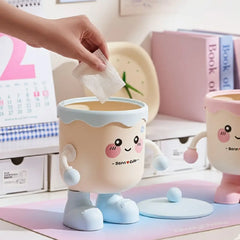 Cute Pen Holders /Desk Organizers/ Trash Can – Adorable Desktop Storage