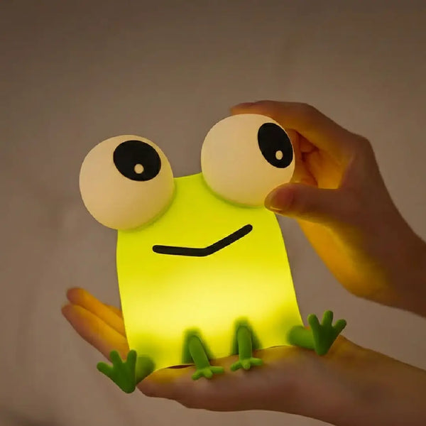 Cute Frog Silicon Rechargeable Night Lamp