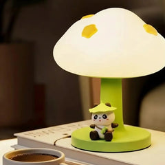 Cute Mushroom Panda Silicone Night Lamp