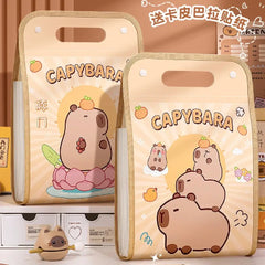 Cute Capybara Expandable Document Folder