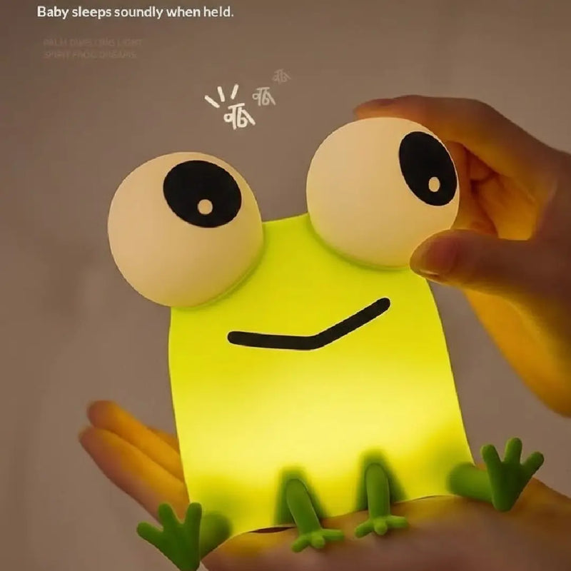 Cute Frog Silicon Rechargeable Night Lamp
