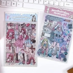 Premium Kawaii Girl Stickers Set Cute Collection