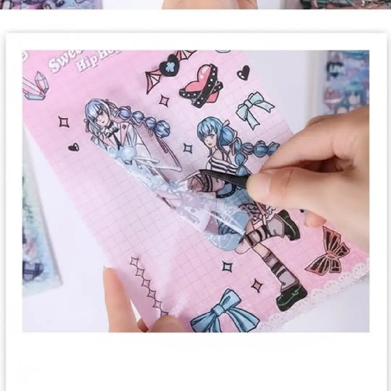 Premium Kawaii Girl Stickers Set Cute Collection