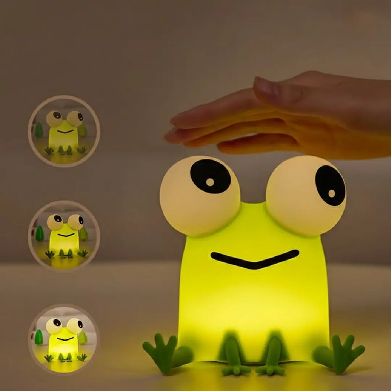 Cute Frog Silicon Rechargeable Night Lamp