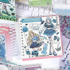 Premium Kawaii Girl Stickers Set Cute Collection