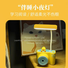 Camera-Shaped Desk Lamp With Sharpener & Pen Holder