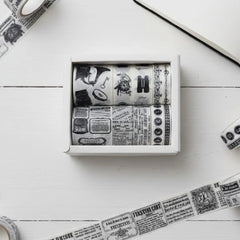 Vintage Theme Washi Tape 10 Rolls of Decorative Collection Set
