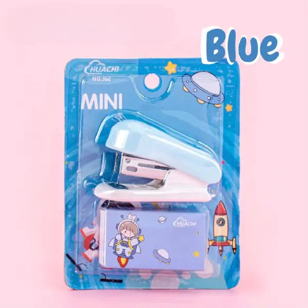 Cute Mini Stapler Set with Staples – Compact Desktop Accessory