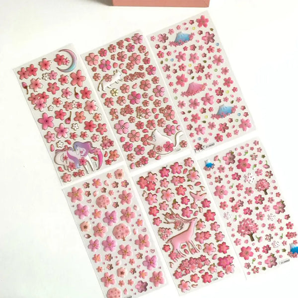 Japanese Cherry Blossom Scrapbooking and Décor Stickers