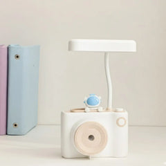 Camera-Shaped Desk Lamp With Sharpener & Pen Holder