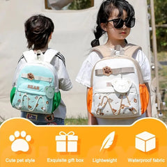 Cute Teddy Theme Backpack Everyday Use Bag