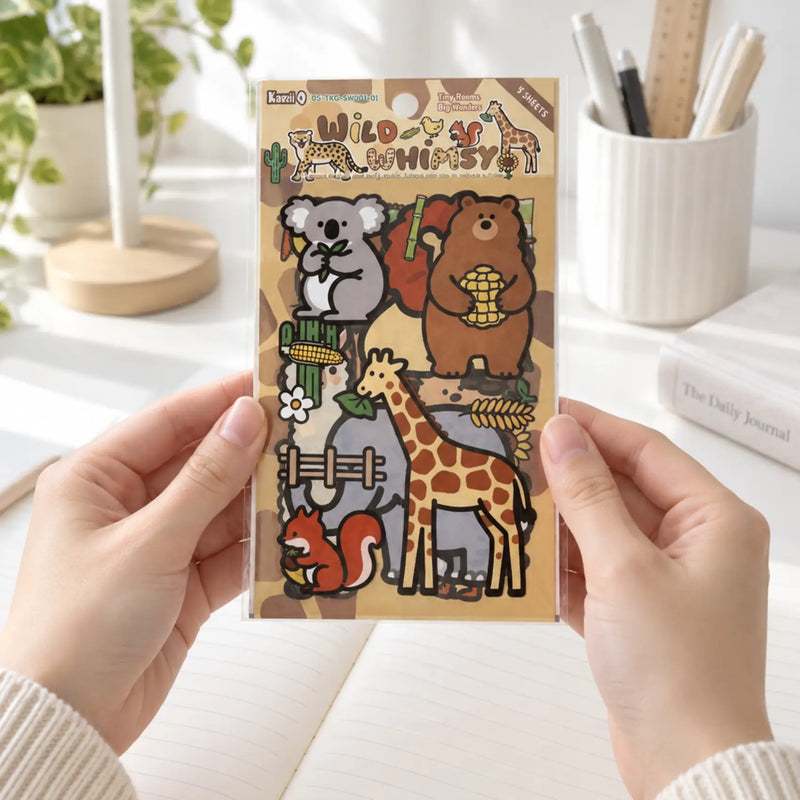 Cute Animal Cozy Life Sticker