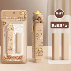 Capybara Push-Pull Erasers Cartoon Style Pack