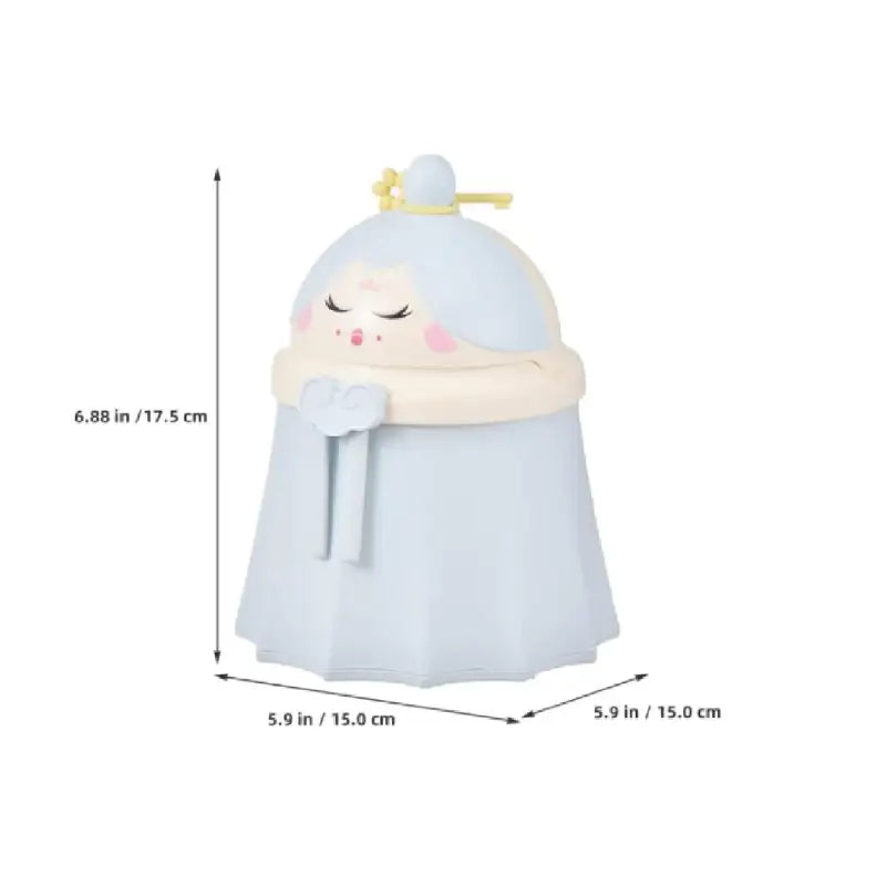 Cute Princess Shaped Trash Can Charming Royal Decor