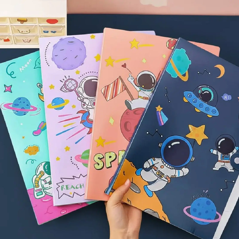 Space Theme File Folders Document Organizer