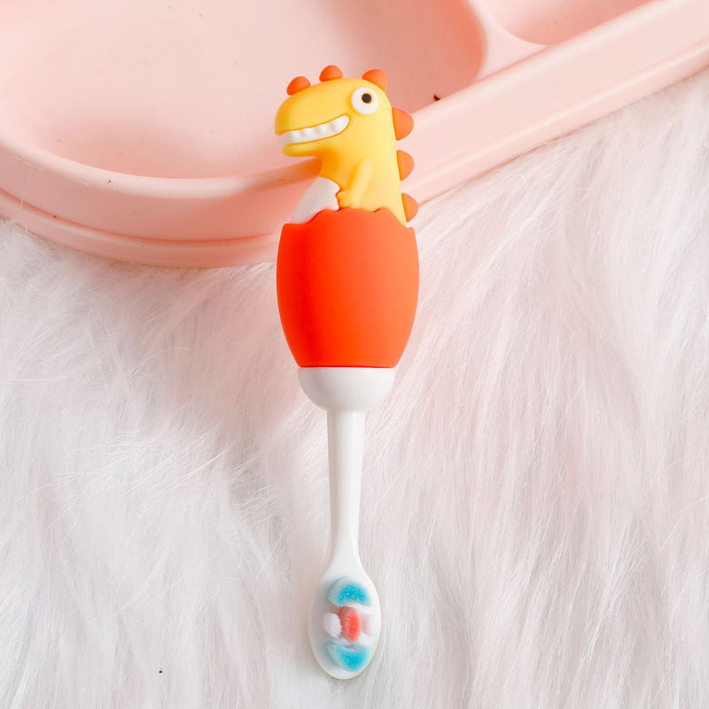 Kids Dinosaur Style Toothbrush Fun Cartoon