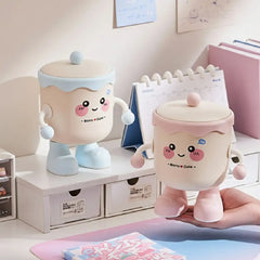 Cute Pen Holders /Desk Organizers/ Trash Can – Adorable Desktop Storage
