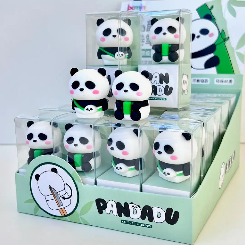 Cute Adorable Panda Pencil Sharpener – Tiny Treat