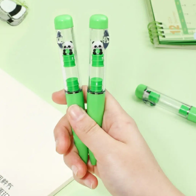 Cute Magnetic Panda Gel Pen – Floating Retractable Kawaii Pen
