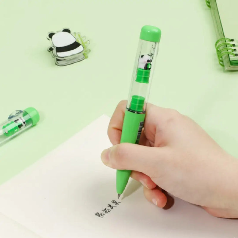 Cute Magnetic Panda Gel Pen – Floating Retractable Kawaii Pen